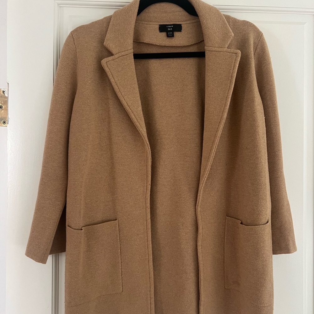 J. Crew Camel wool Coat